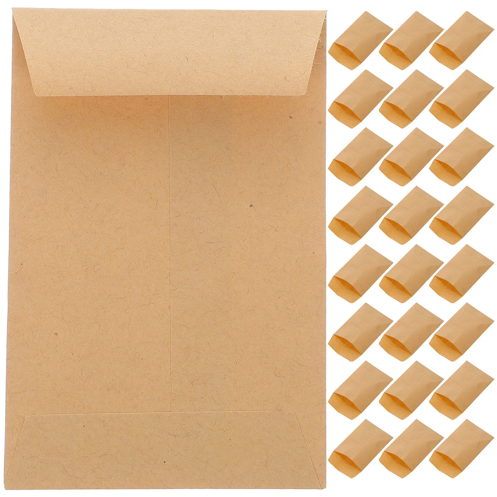 100pcs Kraft Paper Envelopes cookie Candy Bag Card Envelopes Mailing envelope small Item Storage bag Christmas Gift Wrapping bag