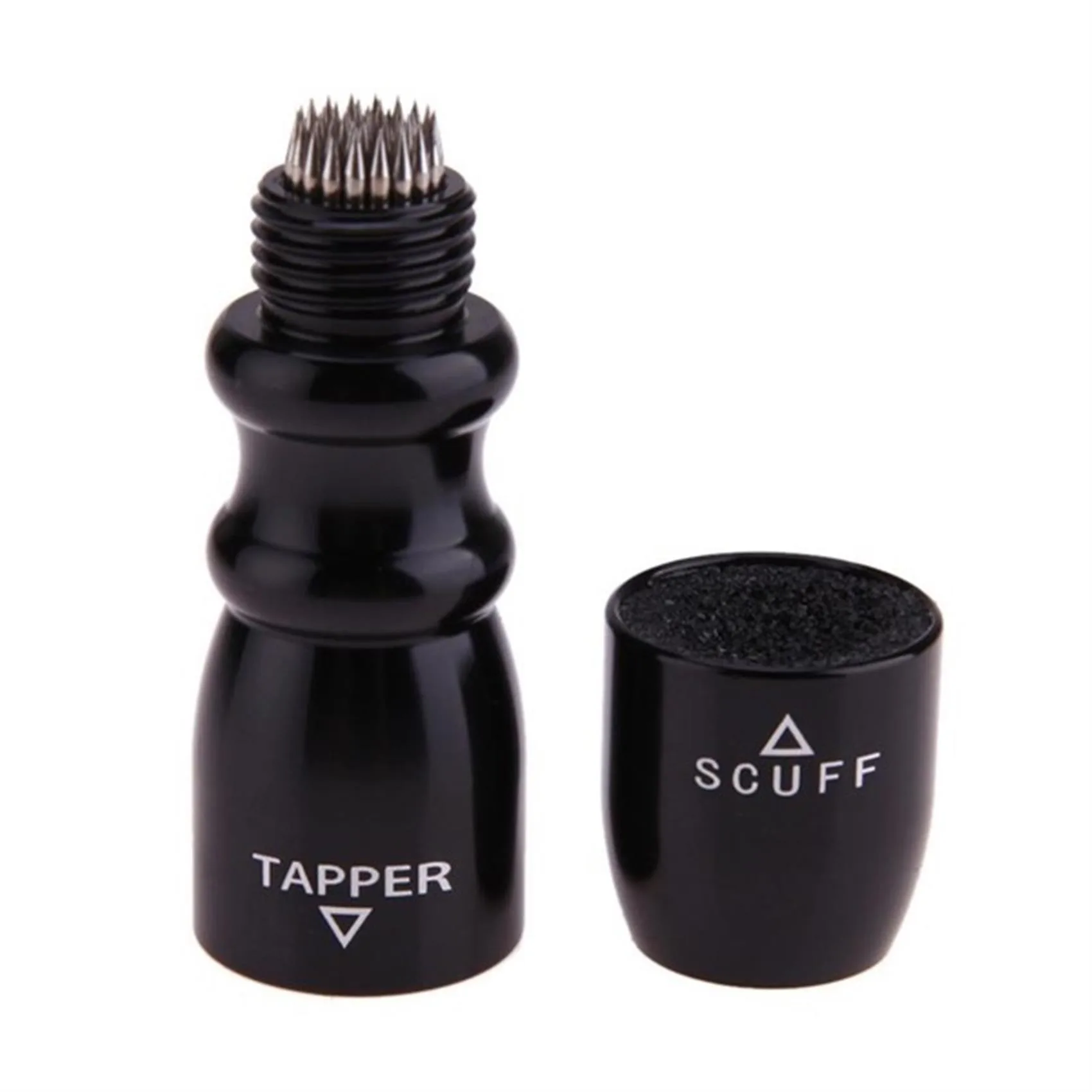 2 Styles Cue Tip Shaper Billiard Snooker Pool Cue Tip Shaper Snooker Cue Tips Multifunction Tool Shaper Scuffer Aerator Tapper