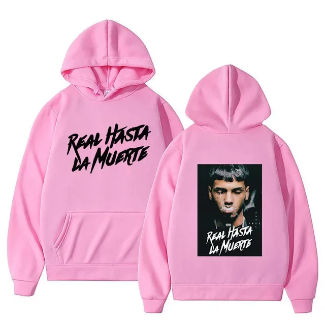 Anuel AA-Sudadera con capucha y cremallera estampada para hombre y mujer,  chándal informal, ropa de BANYUO