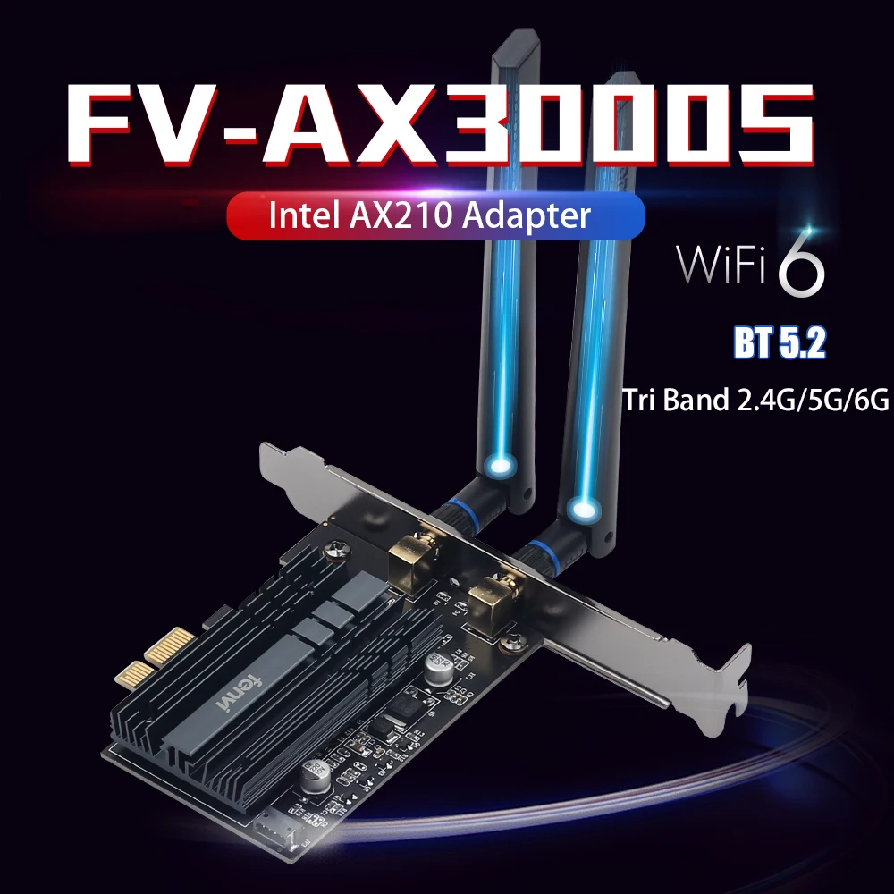 Intel ax 210. Fenvi fv-axe3000 wi-fi. антенна для адаптеров intel ax210, ax200 ipex4 45cm. intel ax211.