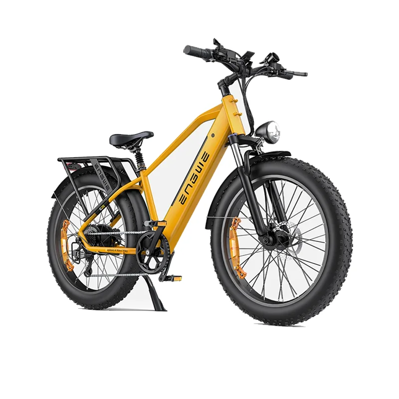 Bici elettrica Engwe E26 Pneumatici grassi da 26 pollici Alto passo o step-Thru 250W 48V 16Ah 768Wh Doppia sospensione SUV fuoristrada E-bike - immagine 3