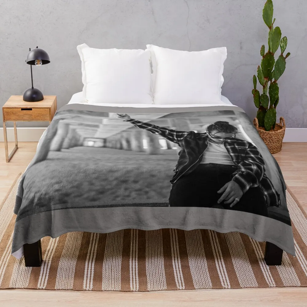 

Yung Pinch Throw Blanket bed plaid