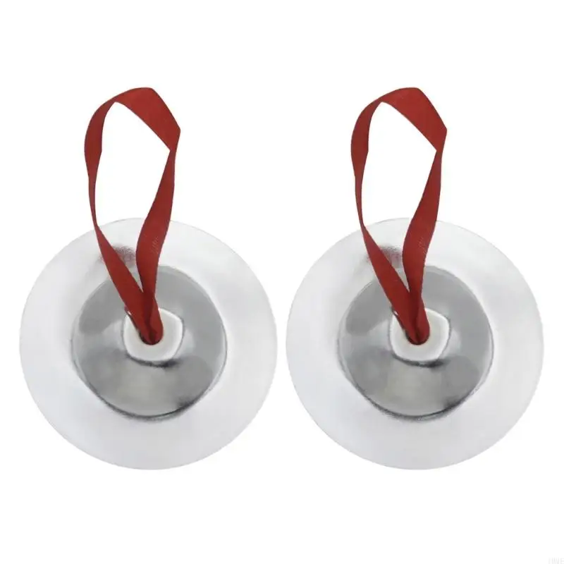 1 Pair Metal Cymbals Small Belly Dance Finger Dial Pads Children Musical Instrument Toy Metal Early Educational Baby Toy JOME