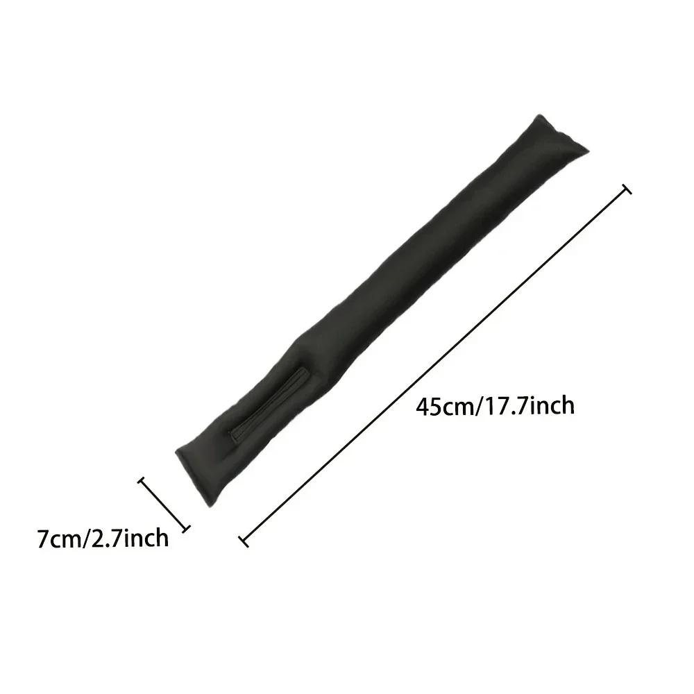 Soft Leather Seat Cover Leak Plug Spacer Interior Decorative Accessory for Car Seat Cushion Protection