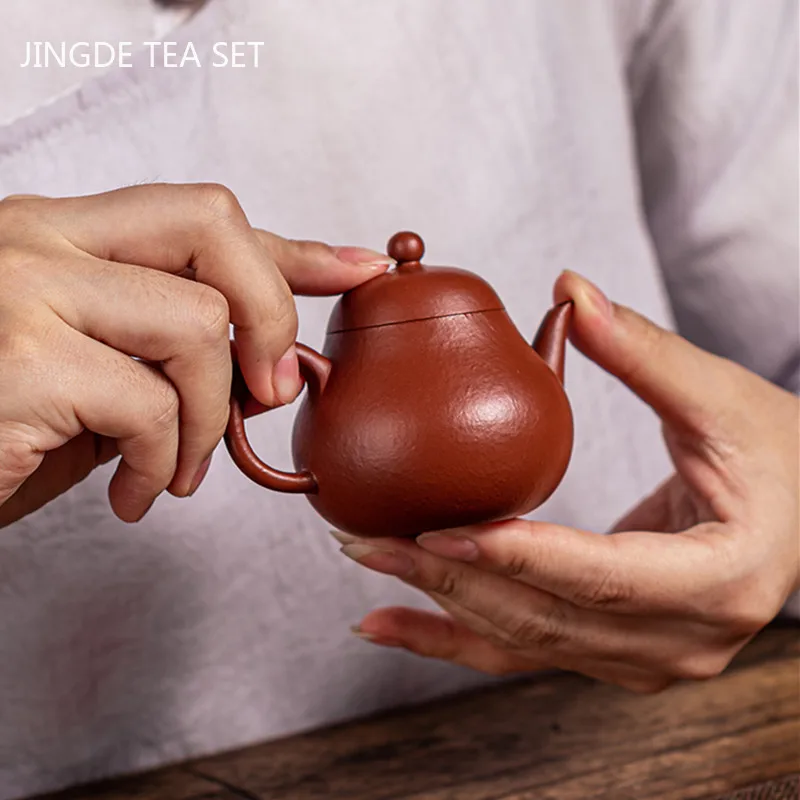 High Quality Yixing Purple Clay Tea Pot Raw Ore Dahongpao Handmade Tea Maker Household Customized Beauty Teapot Chinese Tea Set