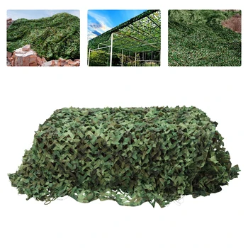 3*5M Camo Netting, Camouflage Net Blinds Great for Sunshade Camping Shooting Hunting etc. 2