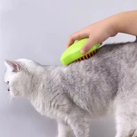 3 In 1 Cat Steamy Brush Dog Grooming Comb Self Cleaning Steam Cat Brush for Massage Dog Cat Hair Remover Comb Pet Grooming Brush 2
