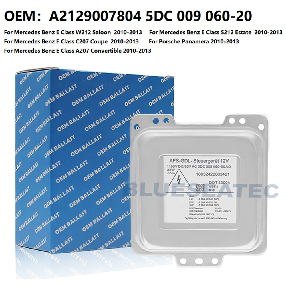 

​New D1S Xenon HID Headlight Ballast Control For Benz For Panamera OEM H-ella AFS-GDL 5DC009060-20 A2129007804 5DC 009 060-20 AN