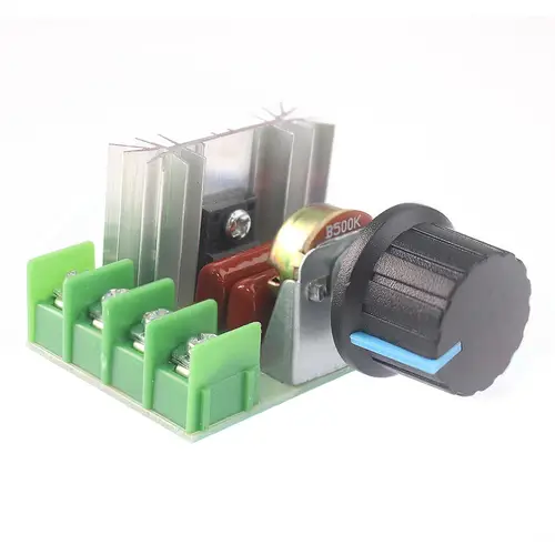 1PC 220V 2000W SCR Electronic Voltage Regulator Module Speed Control Dimming Thermostat Power Regulator 2000 Watt AC 50 - 220 V - Image 5