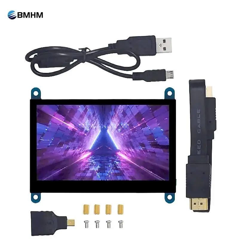 

4.3 inch raspberry pie HDMI raspberry PI display LCD 3B / 4B USB capacitive touch screen
