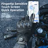 WEST BIKING Winter Cycling Gloves Full Finger Leather Tactical Gloves Touch Screen Sports Protection Motorcycle Bike Gloves 3