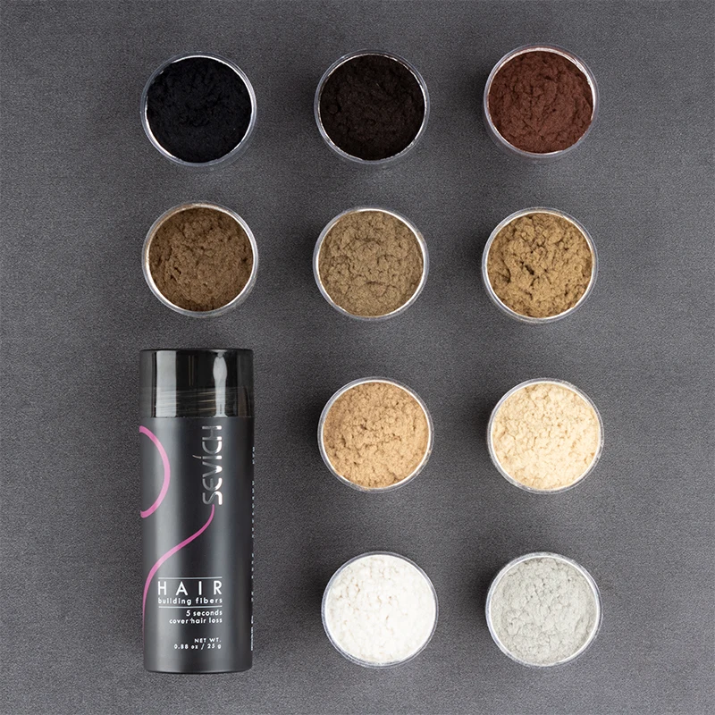 sevich Hair Building Fibers Keratin Thicker Anti Hair Loss Products Concealer Refill Thickening Fiber Powders Growth 25g hair building powder hair building fibers