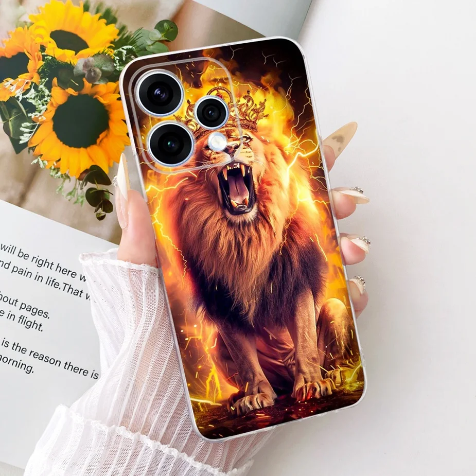 Colorful Flowers Painted Soft Slim Phone Case
