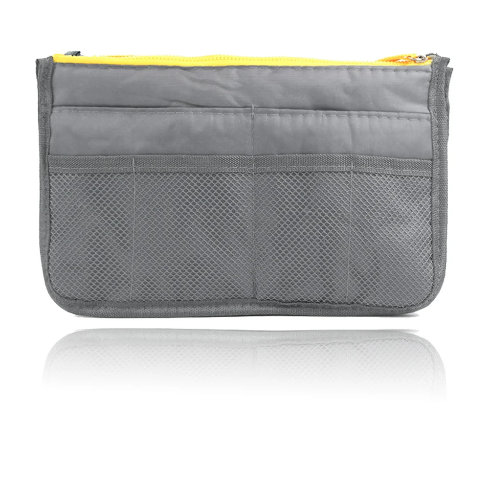 Organizer Insert Bag Folding Storage Bags Handbag Travel Insert Felt Organizer Purse 2022 Fashion Tote Cosmetic Bags Bathroom
