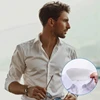 100 Pcs Hat Sweat Liner Golf Absorbent Sweat Pad Odor Soft Hat Sweat Protector Disposable Hard Hat Sweatband 2