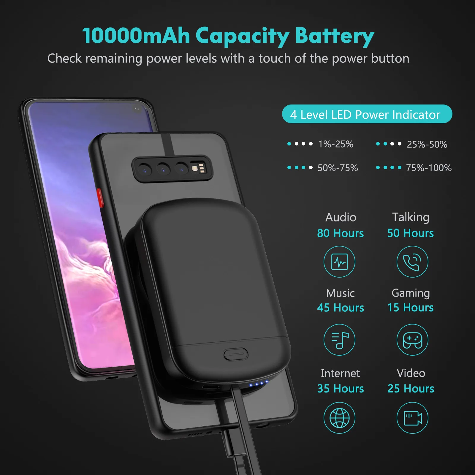 Galaxy S10 Plus Samsung Wireless Charger Case Wireless Charger - Main Image