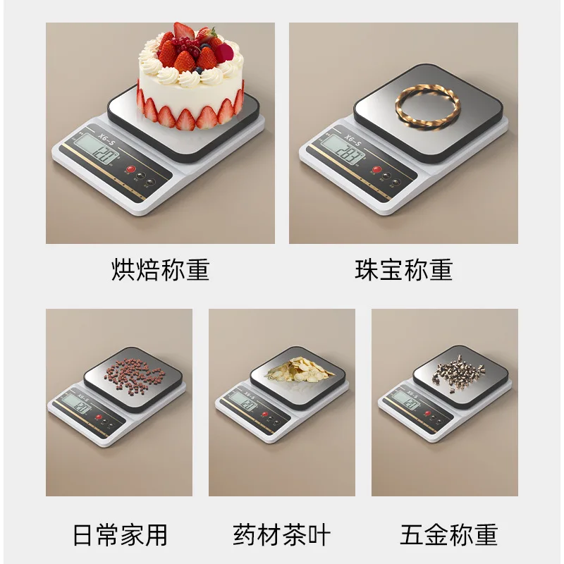 Small Electronic Scale Gram Scale High-precision Kitchen Scale Baking  Precision Household and Commercial Food Electronic Scale - AliExpress