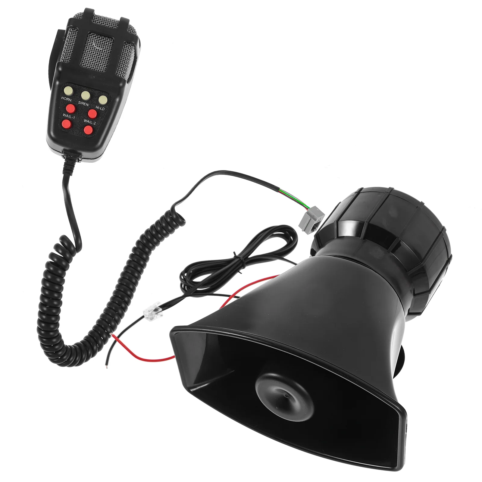 

1 Set Pa System 12v Motorcycle System 7-tone Car Alarm Truck Horn Supply