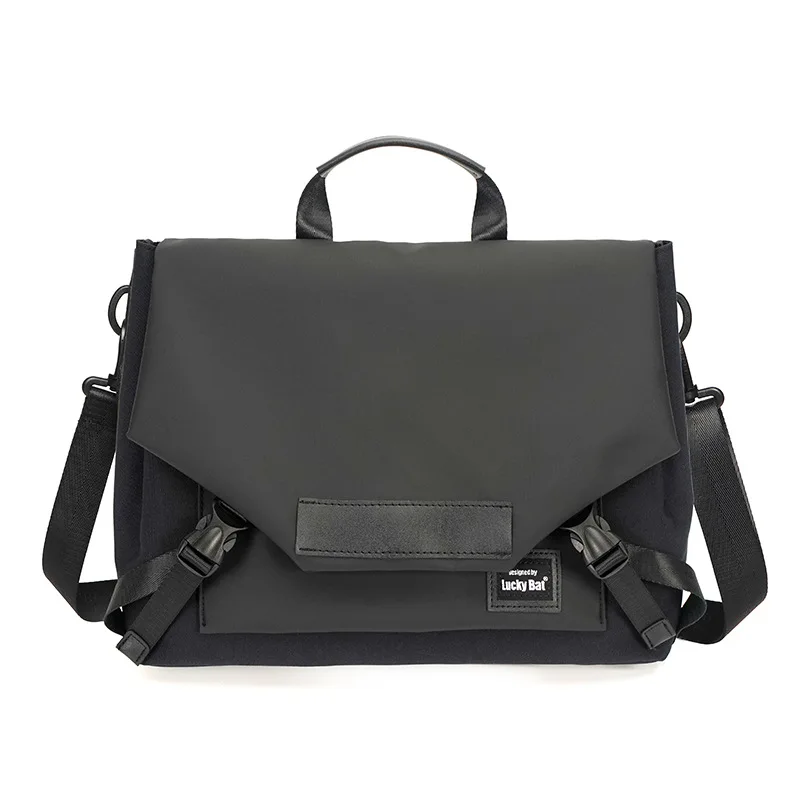 Portátil Crossbody Laptop Bolsa para Masculino e Feminino Estudante Grande Capacidade Cinto Bolsas Canvas Waist Packs Travel Bolsa 14 16 - Imagem 3