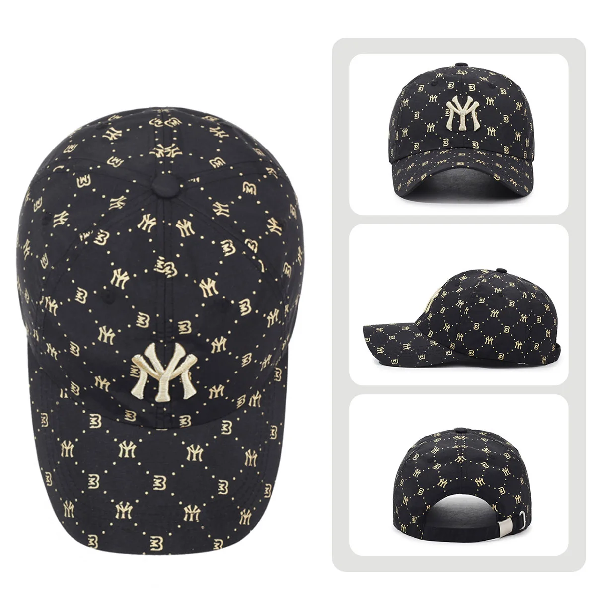 Hat Men's Spring and Summer Breathable Quick-Drying Peaked Cap Outdoor Sun Protection Mesh Cap Mountaineering Fishing Baseball Cap