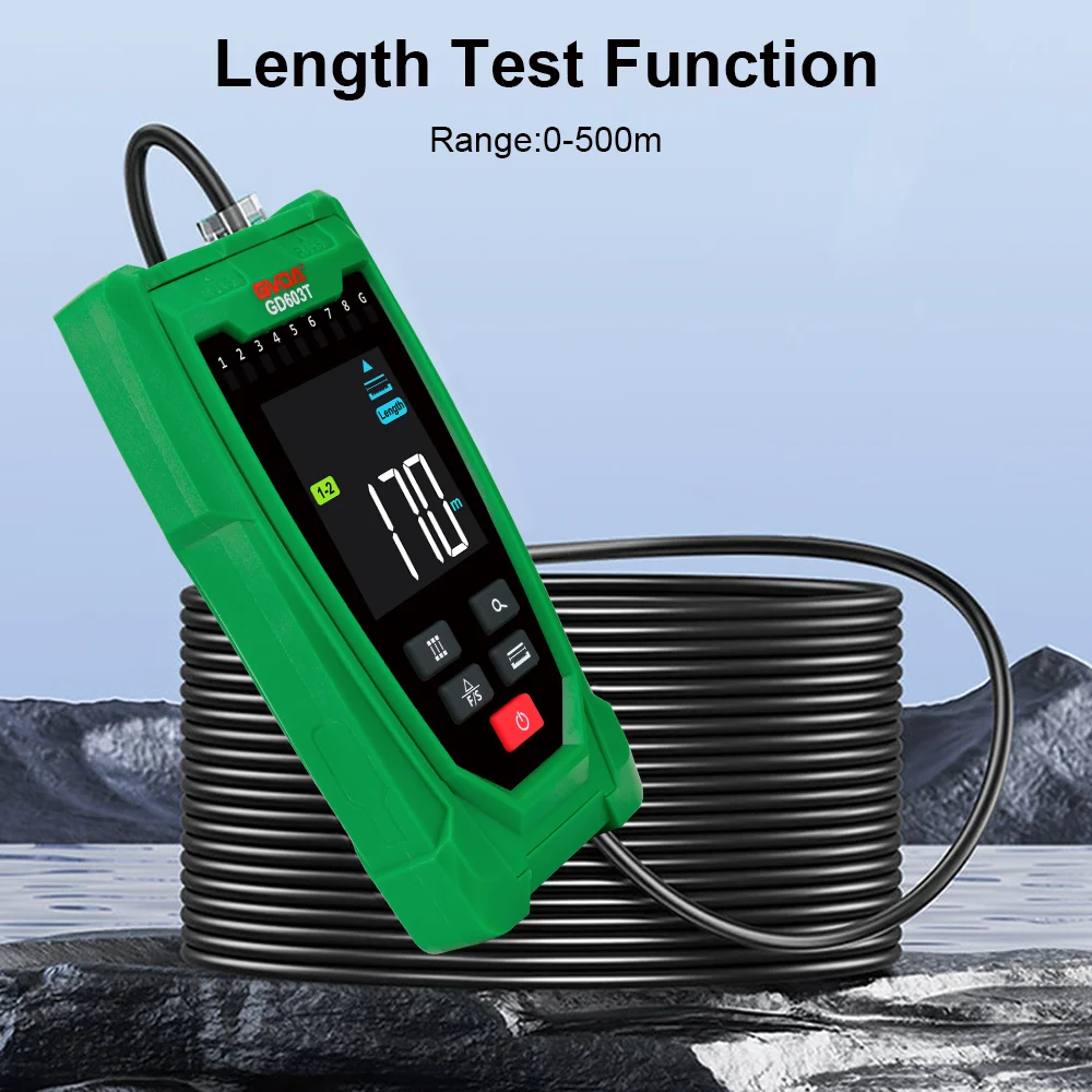 GVDA Network Cable Tracker Multifunction Wire Tracker LAN Telephone Wire Diagnose Tone Tracer Cable Detector Line Finder
