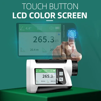 NOHAWK Golf Laser Rangefinder USB Rechargeable with Slope Compensation For Golfer Range Finder Hunting Monocular 6