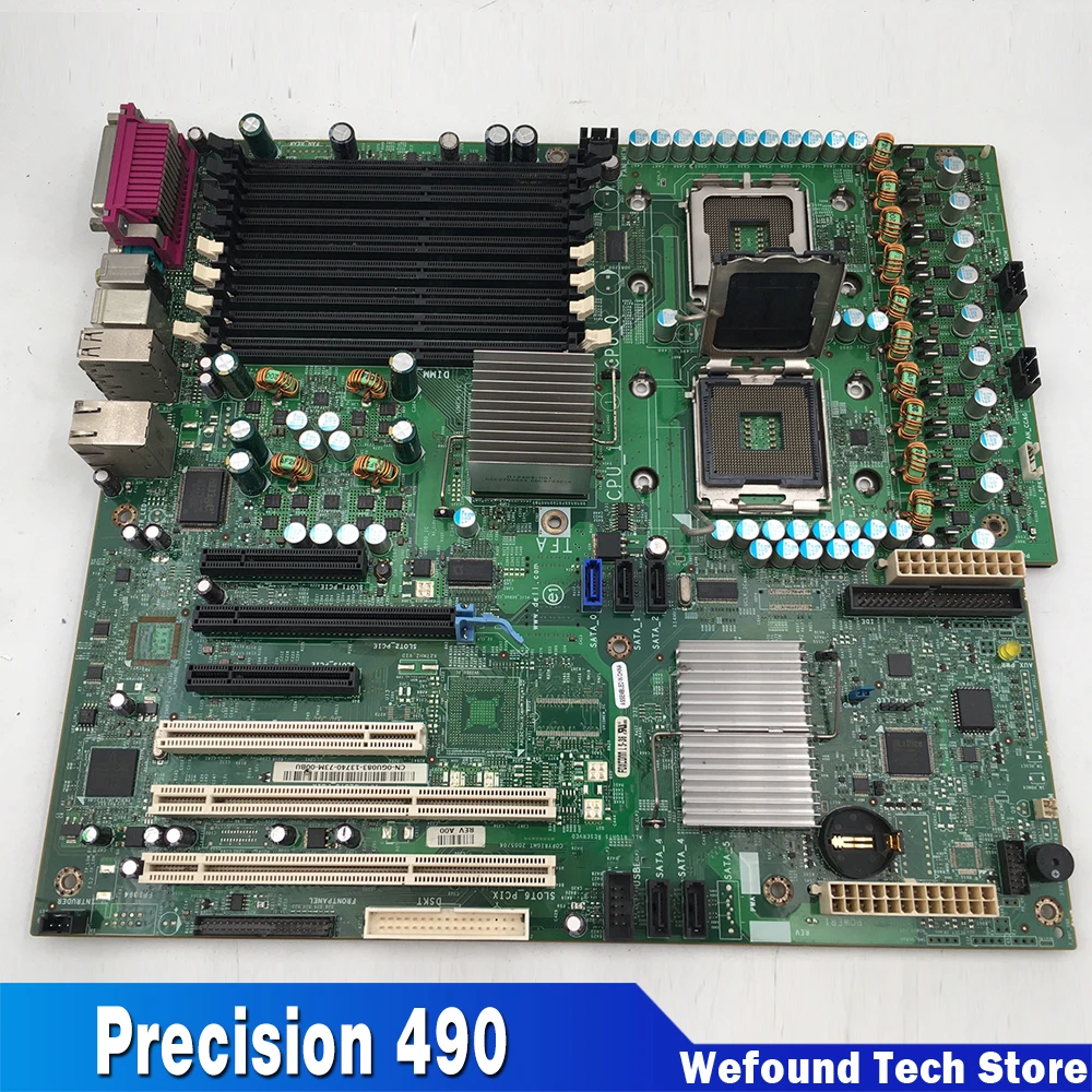 Per Dell Precision 490 Lga771 Duel Xeon Workstation Scheda Madre Gu083 0 Gu083