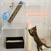 Cat Scratching Post Replacement Sisal Tree Refill Pole with M8 Screw Sisal Scratch Post Replacement Parts and Extension Post 5