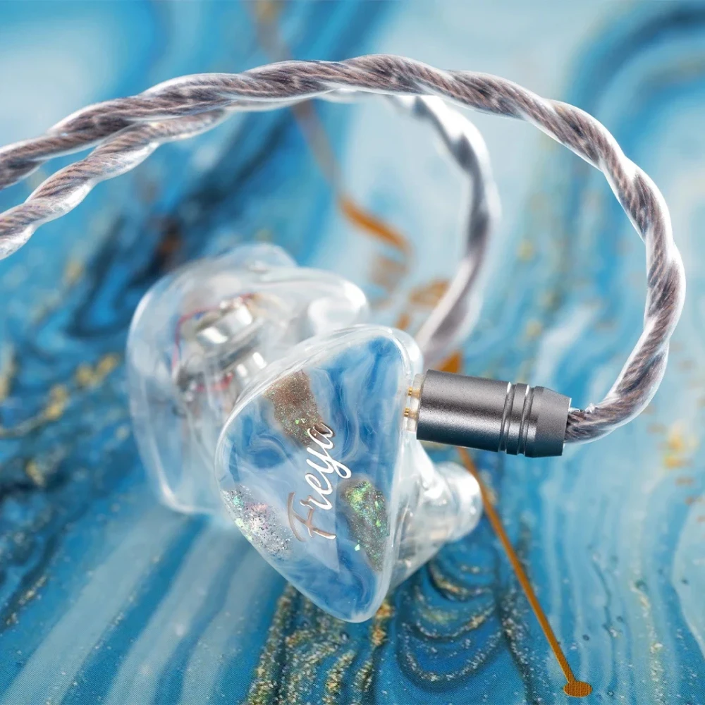 Kinera Freya 2.0 HIFI in-Ear Earphone 1DD+3 Knowles BA Hybrid Driver IEMs Monitor Headphone with Detachable 0.78mm 2pin Cable
