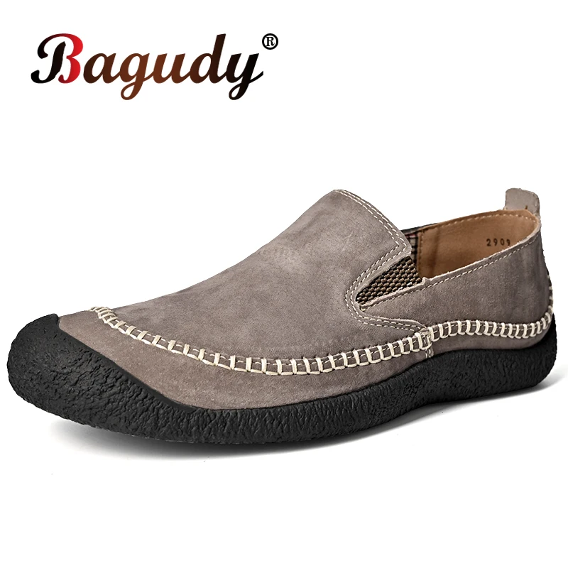 

Large Size Fashion Men's Driving Shoes High Quality Genuine Leather Loafers Moccasins Men's Flats Breathable Casual Boat Shoes