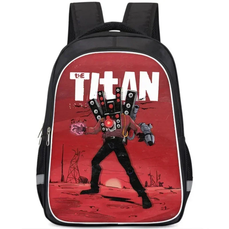 

Mochila Skibidi Toilet School Bags For Teenage kids Backpack Titan Speakerman Travel Backpack Student notebook Bookbag Anime bag