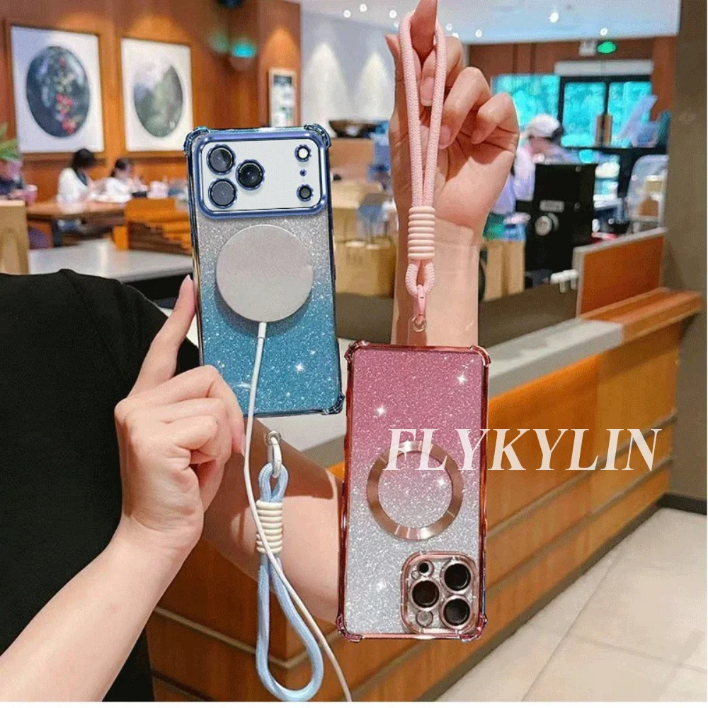 Magnetic Rechargeable Flash Paper Soft Shell with Hand Rope