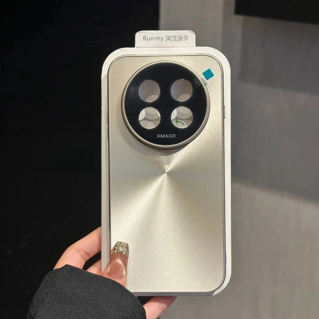 Frosted Skin-Friendly Shockproof Phone Case with Laser Lens Protection