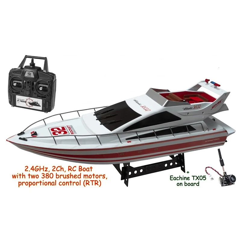 2022 New Heng Long 3837 Rc Boat Double Motors High Speed