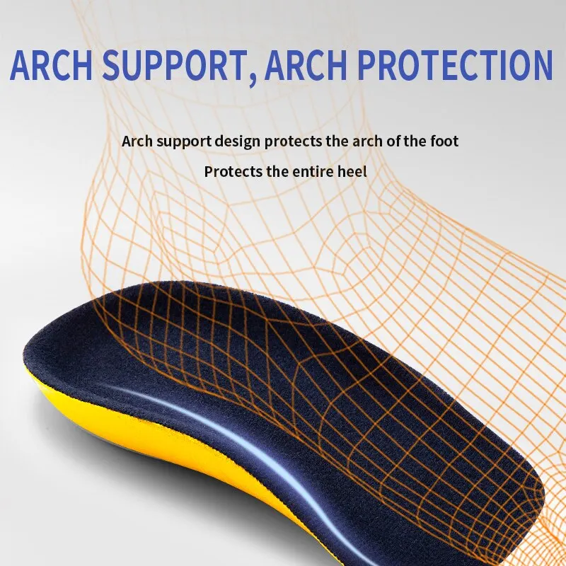 Orthopedic Cushion Insoles for Foot Pain Relief and Comfort