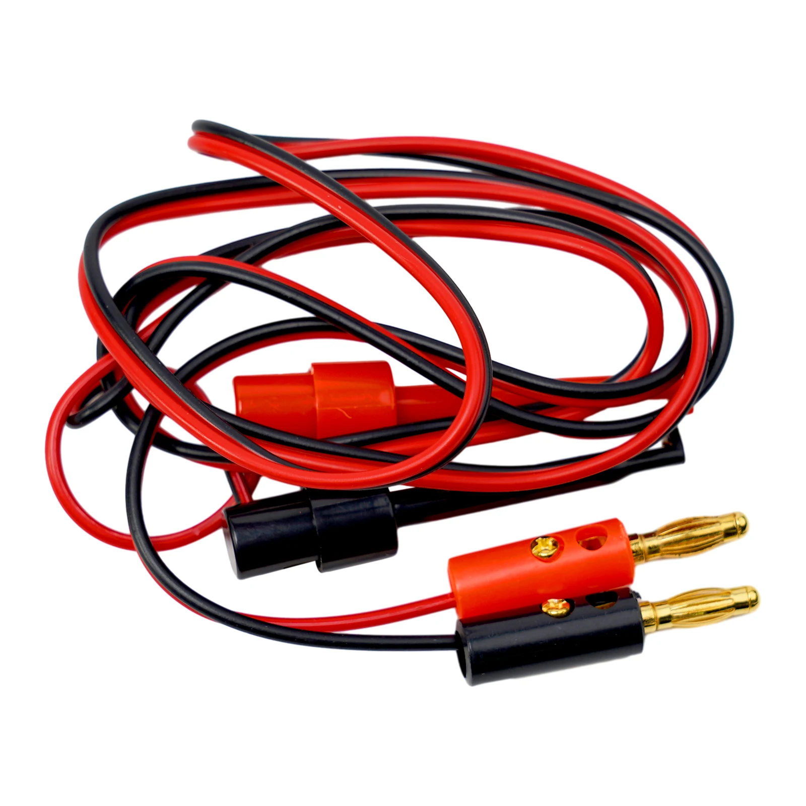 4mm 금도금 커넥터와 57mm 대형 후크 디자인을 갖춘 멀티미터 측정용 바나나-후크 테스트 어댑터 1미터