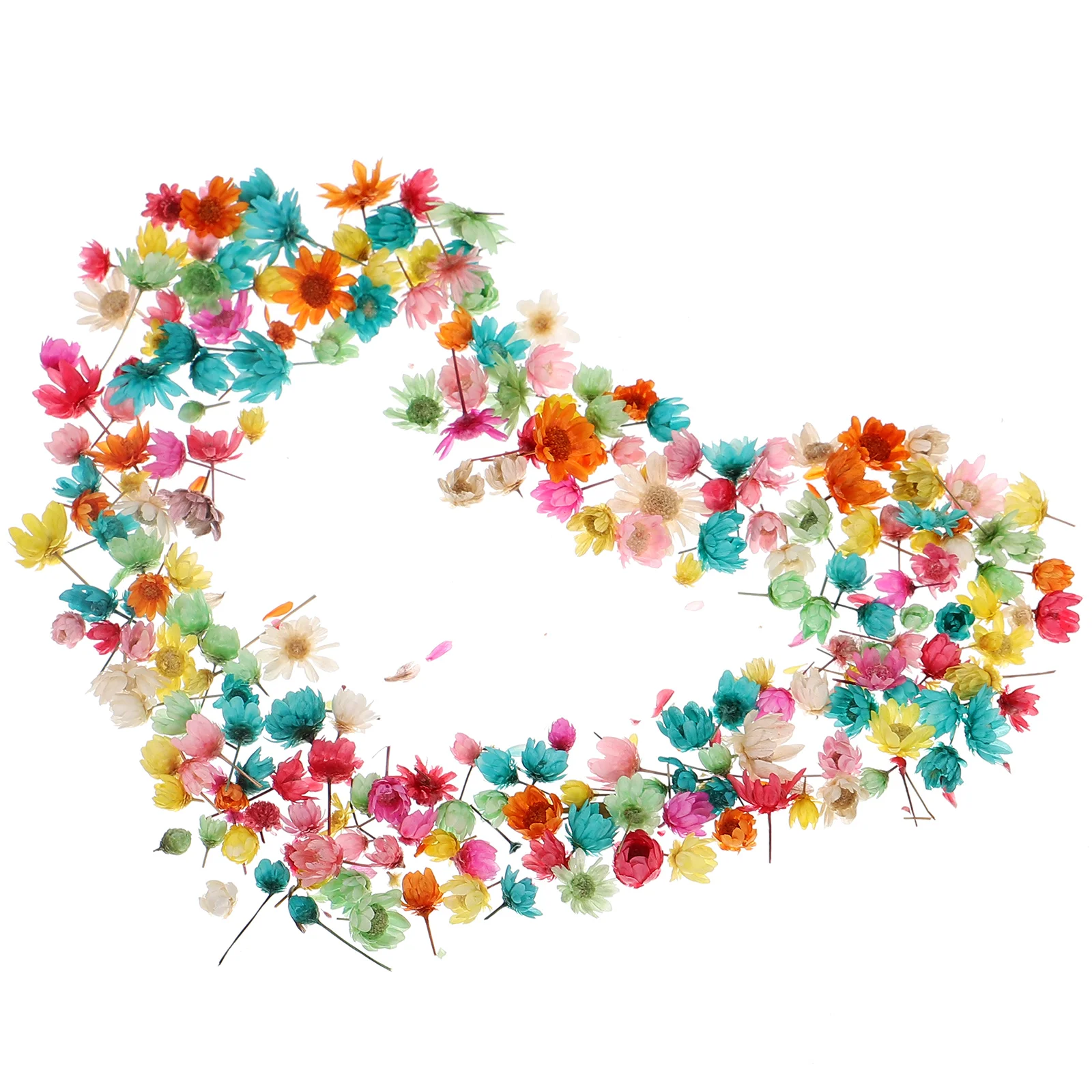 

Decor Dry Flowers for Making Small Star Head DIY Dried Crystal Glue Without Pole Glass Ball Filling Color Pink