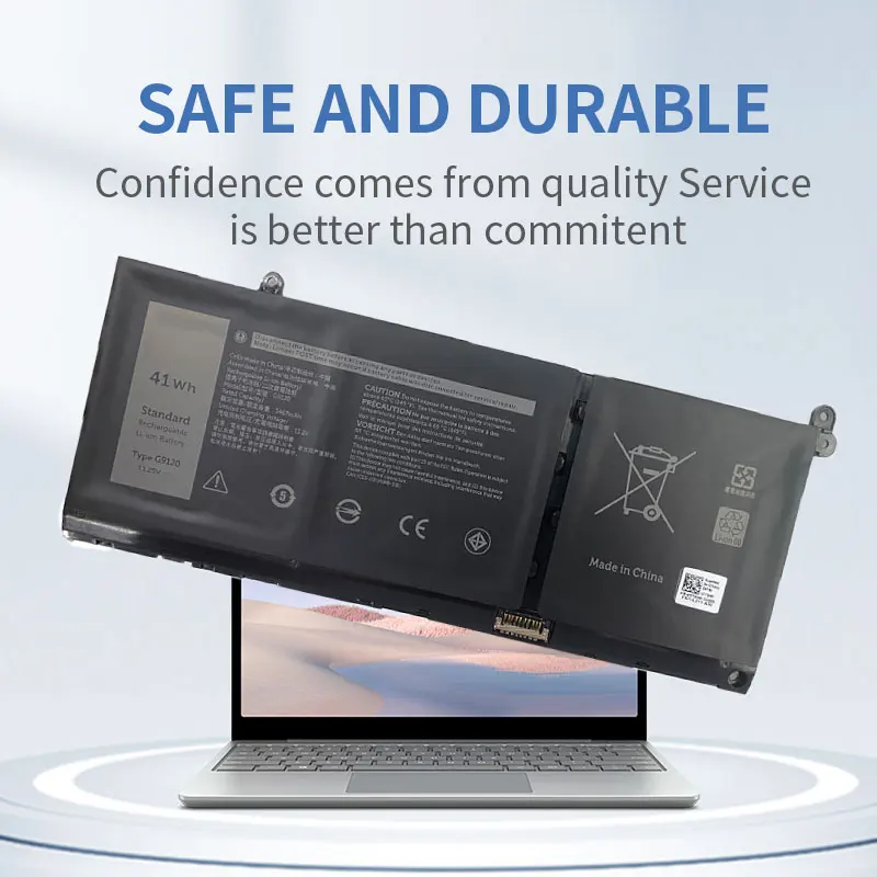 Batteria Per Laptop G91J0 Per Dell Latitude 3320 3420 3520 Inspiron 15 3515 3511 3520 5410 2 In 1