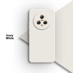High - Quality Liquid Silicone Phone Case with Soft Lens Protection - Magic5 Ultimate (Lvory White)