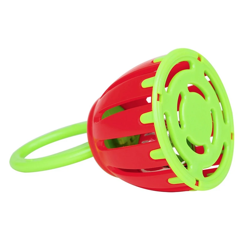 Top-Orff Plastic Cage Bell Hand Bell Children's Early Education Wrist Hand Grasping