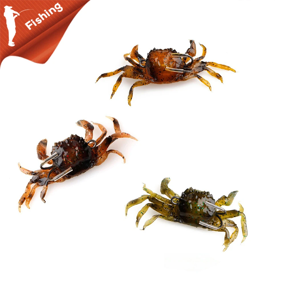 Soft Fishing Lures Crab Artificial Bait Crab Fishing Bering Sea 3
