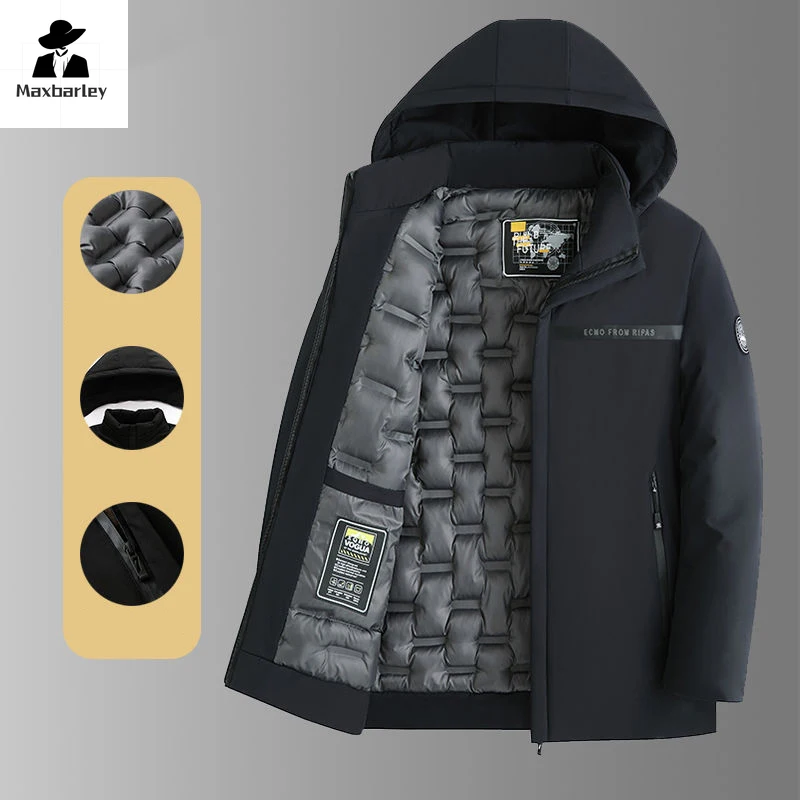 Windbreak Heated Jacket for Men Waterproof Hiking Jackets Warm COTTON Workwear Winter Mens Jackets Ventilate Winter Work Clothes