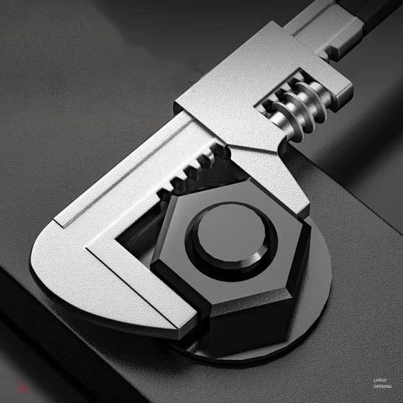 

Универсальный F-образный динамометрический ключ для труб Сантехнический Регулируемый ручной инструмент для ремонта гаечный ключ с прямым углом домашний гаечный ключ универсальный