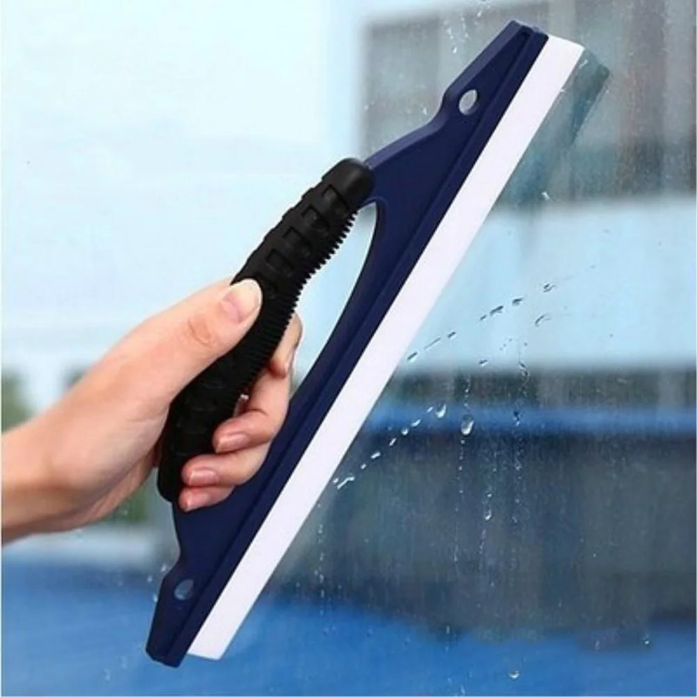 New Window Glass Water Squeegee Squeegee 31*9.5cm / 12.2*3.74in Blue Car  Glass Water Squeegee Plastic + Silicone - AliExpress