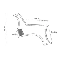 Moustache Moulding Comb for Neck Line - Image 6