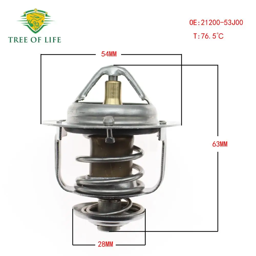 21200-53J00 21200-VJ200 Coolant Thermostat For Nissan 200SX