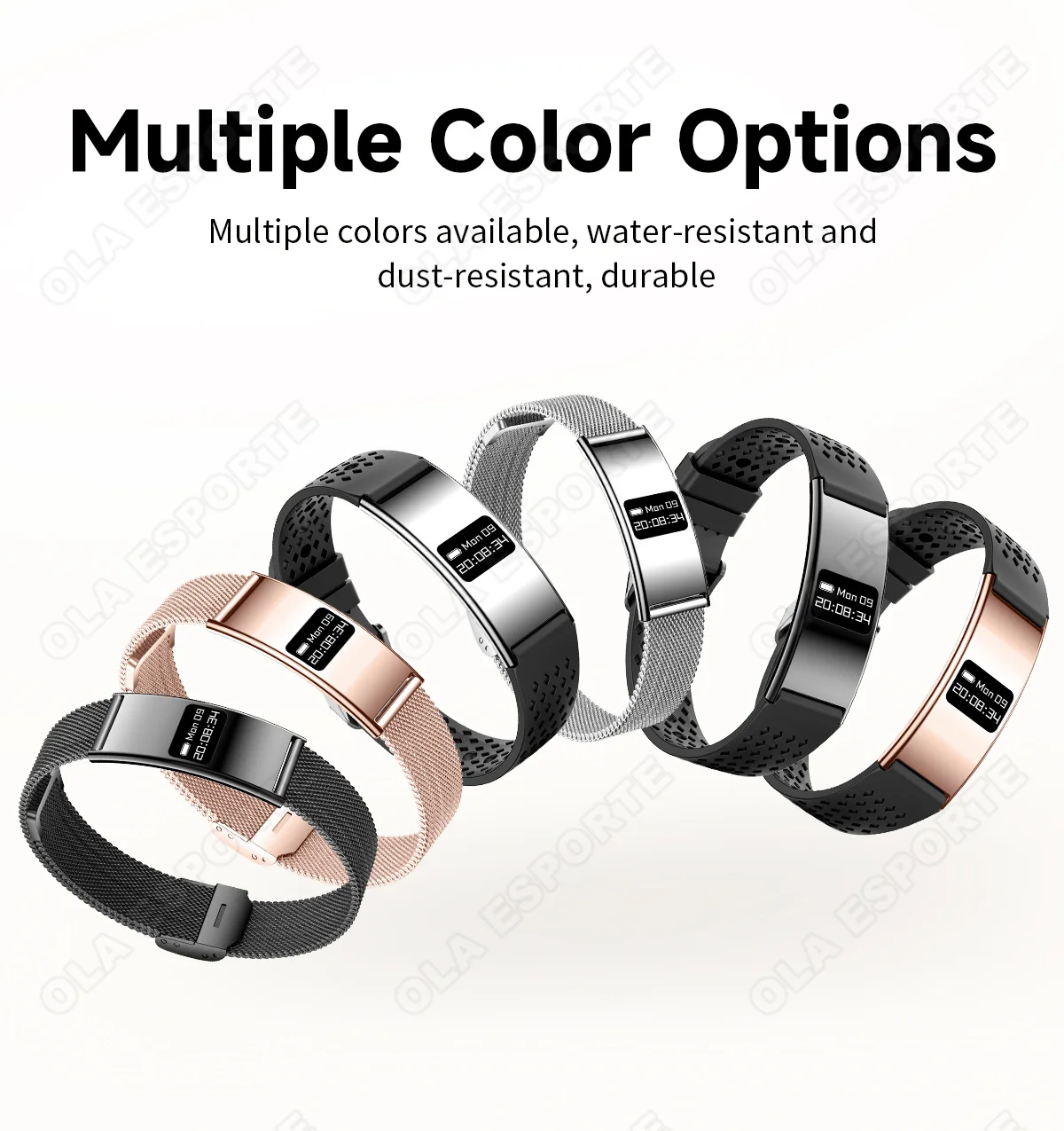 Smart Fitness Armband mit Herzfrequenz