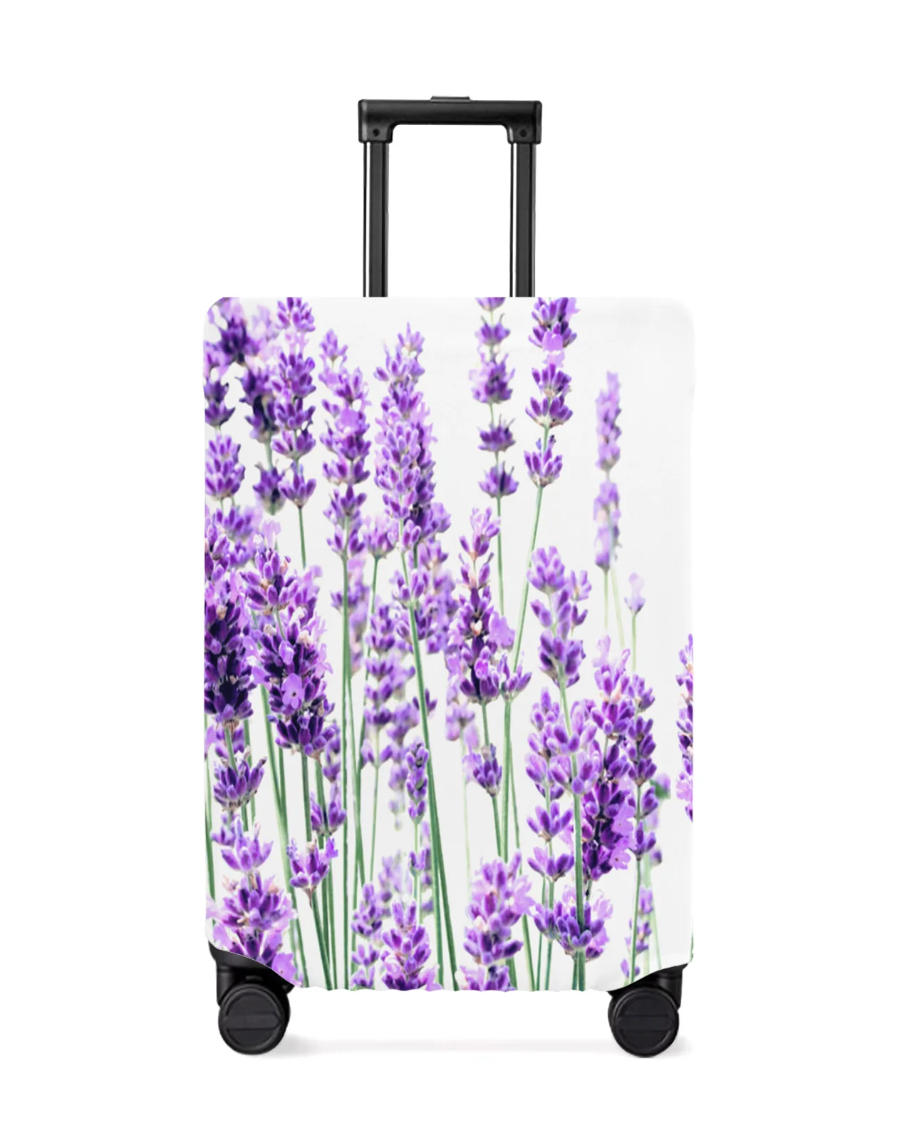 lavender-plant-flowers-purple-white-travel-luggage-cover-elastic-baggage-cover-suitcase-case-dust-cover-travel-accessories