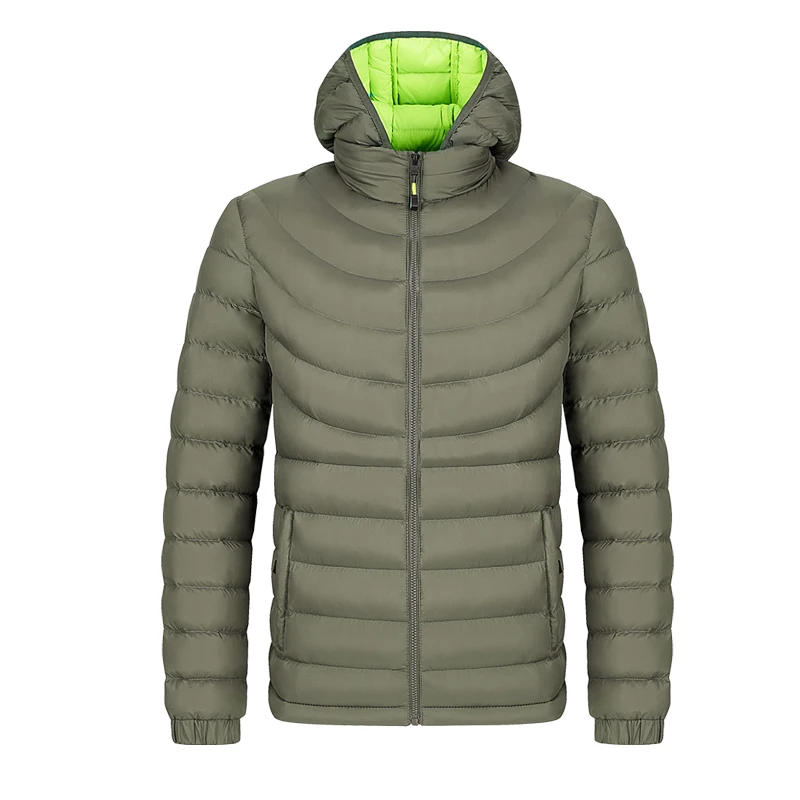 Winter Men Windproof Hooded Padded Casual Parkas Coats Man Detachable Hat Thick Outwear Parka Male Overcoat Sport Outdoor Jacket