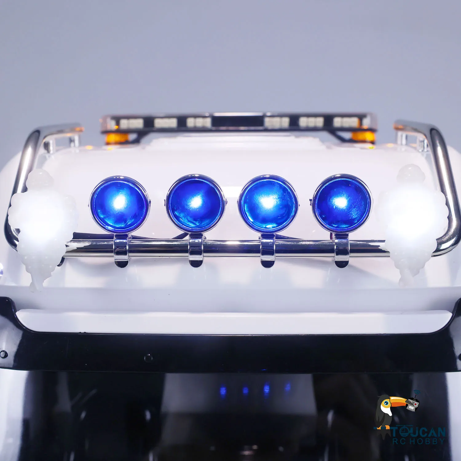 RTR LESU 8X8 RC 1/14 Tractor Truck Metal Chassis 4 Axles Remote Control Car Model Smoking Unit Lights Sounds Toy THZH1537 5